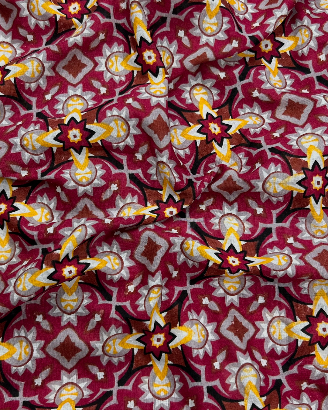 Wide Digital Print Lawn fabric