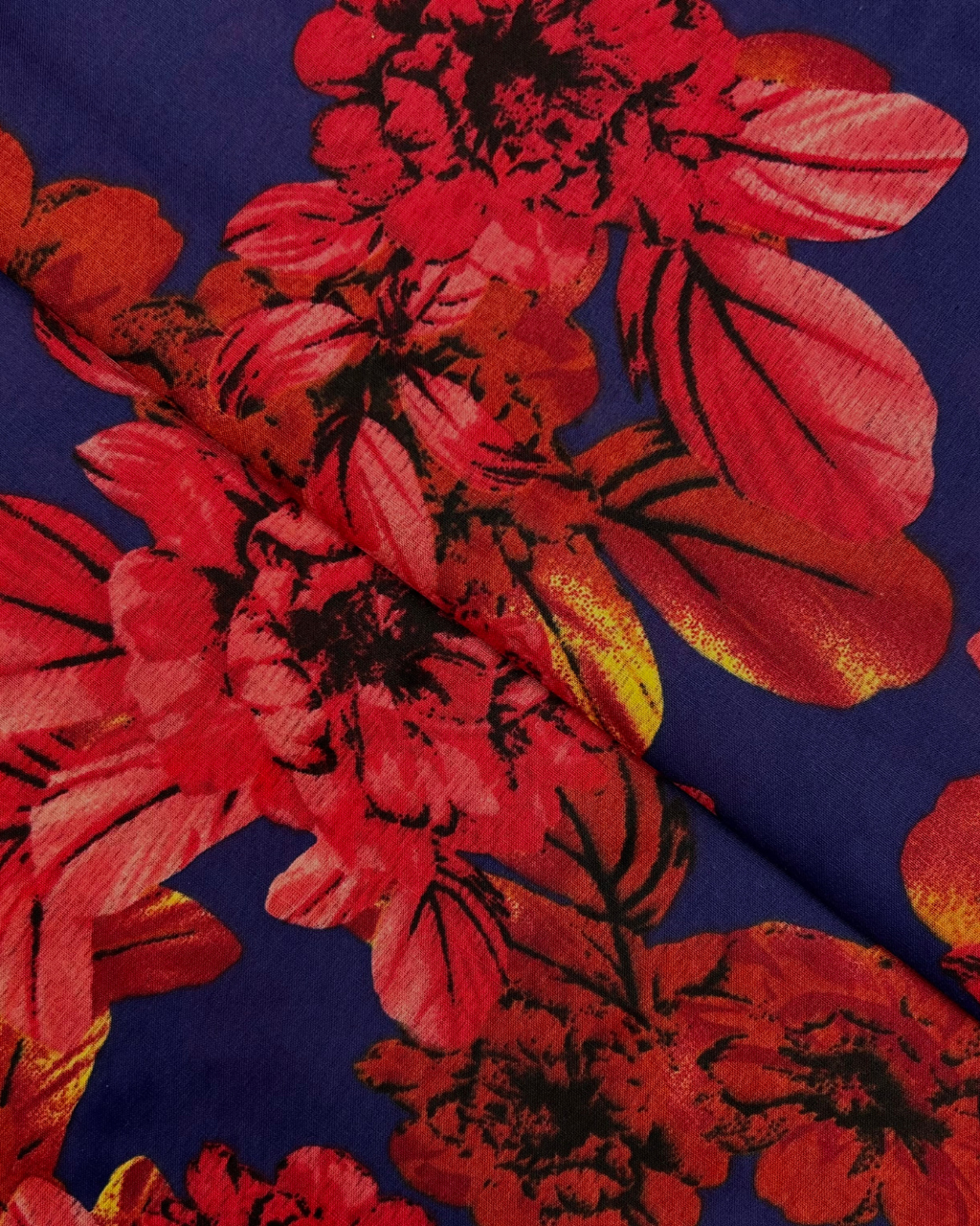 Wide Digital Print Lawn (DPLW-S25-0037), digitally printed lawn fabric by the meter
