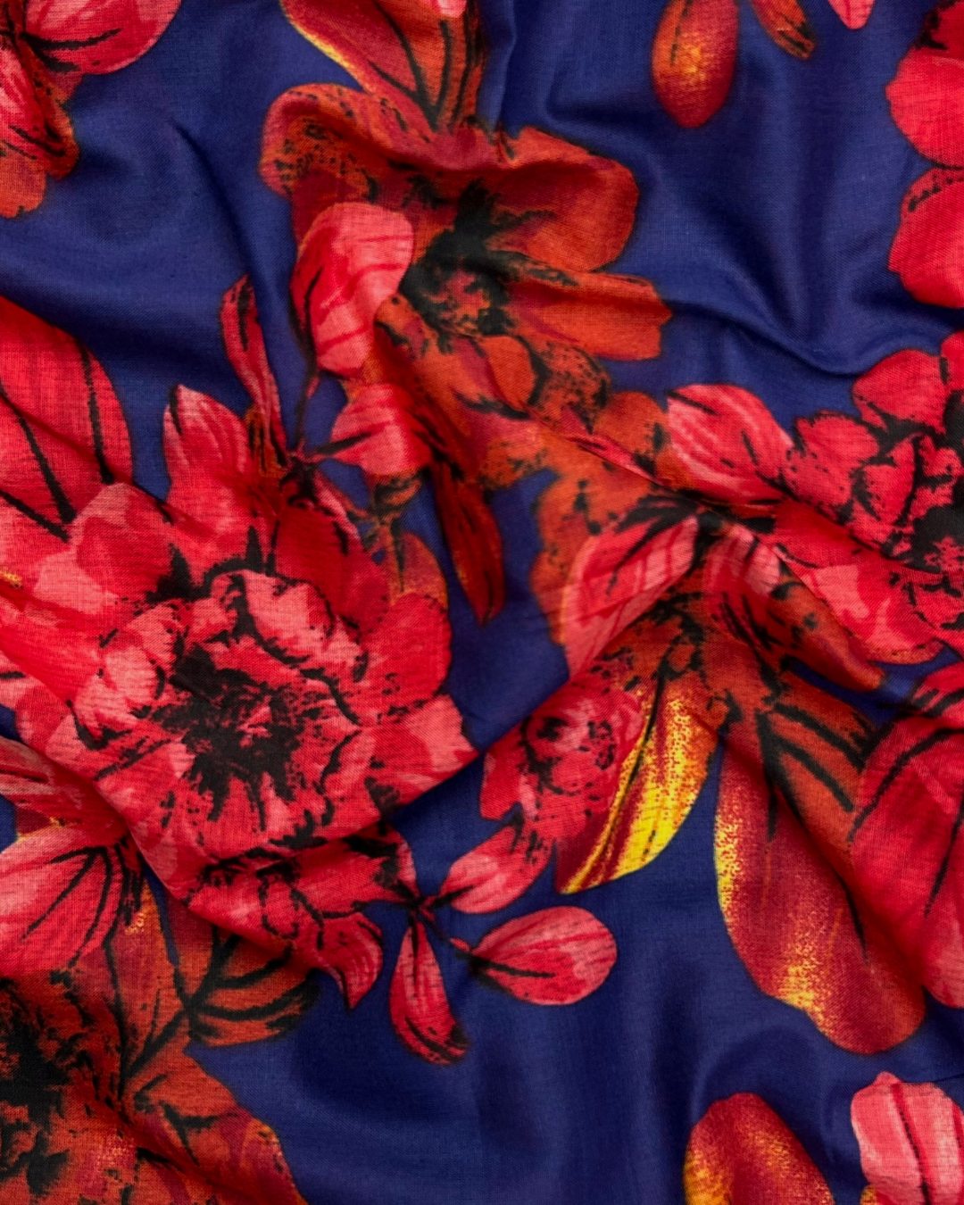 Wide Digital Print Lawn (DPLW-S25-0037) – digitally printed lawn fabric, photo 2