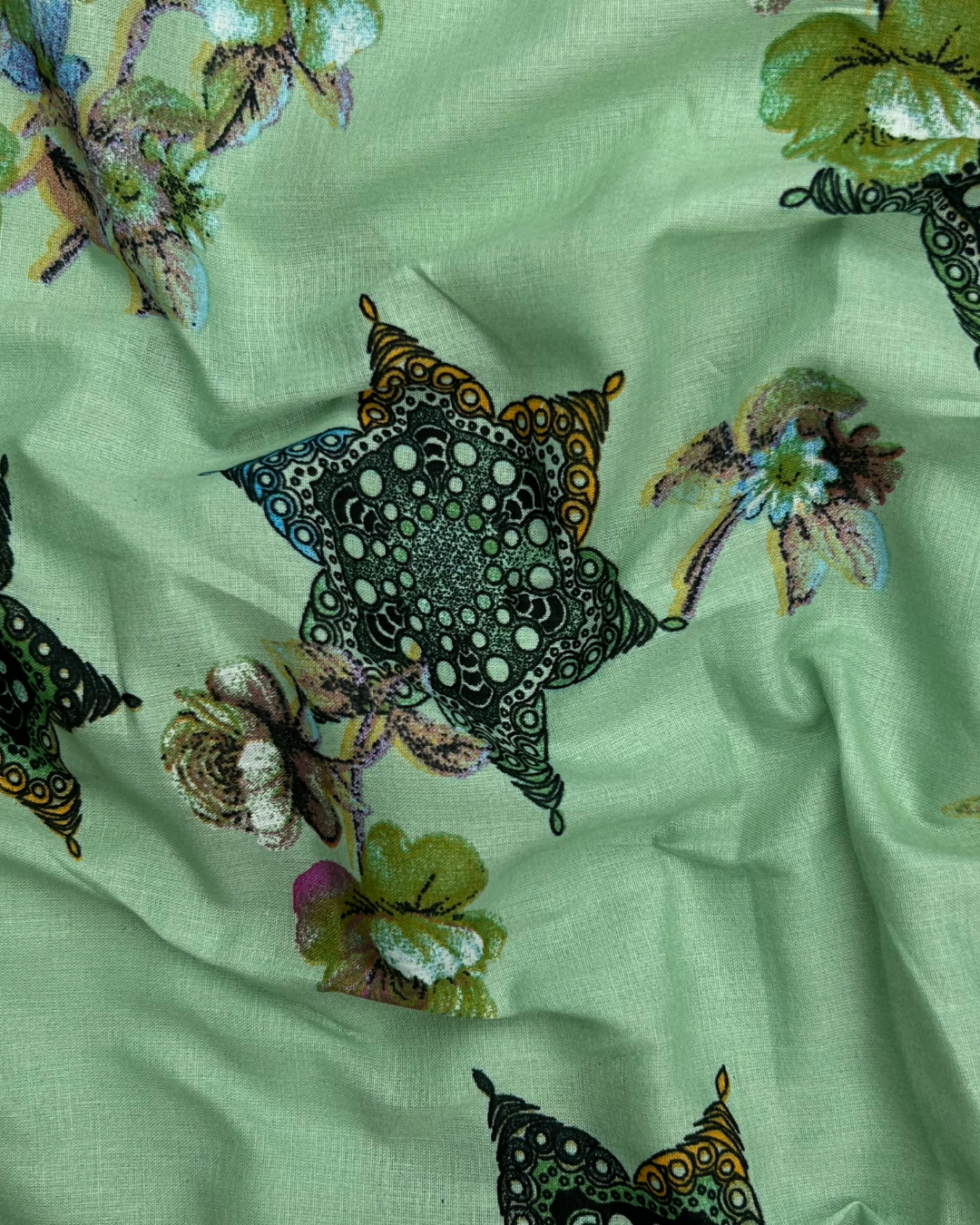 Wide Digital Print Lawn (DPLW-S25-0041) – digitally printed lawn fabric, photo 2